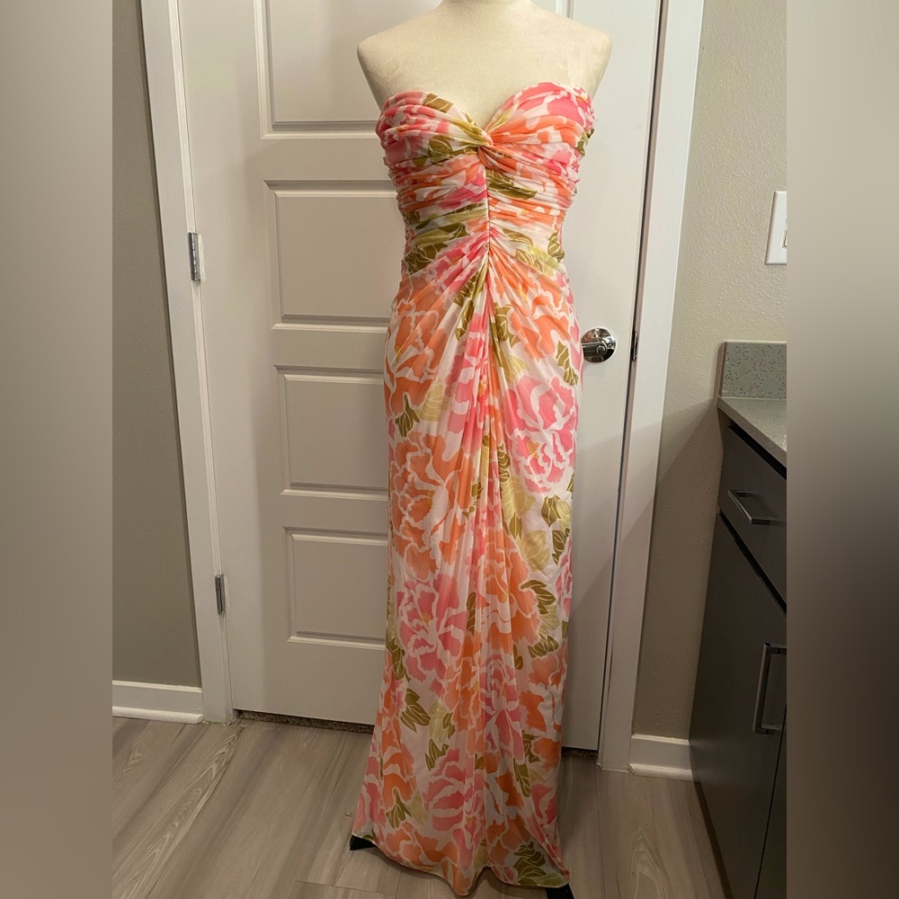 Tadashi Vintage Strapless Dress